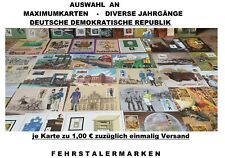 Ddr maximumkarten auswahl gebraucht kaufen  Köln-Urbach