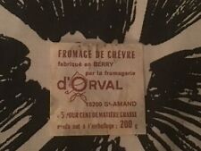 étiquette fromage chèvre d'occasion  Avignon