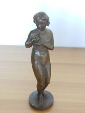Statuetta bronzo donna usato  Milano