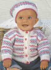 Baby fairisle cardigan for sale  SWANLEY