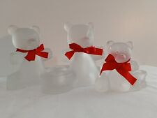Frosted glass teddy for sale  Mays Landing