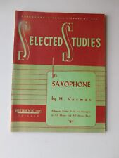Estudos Selecionados para Saxofone Voxman Etudes Escalas Arpejos comprar usado  Enviando para Brazil