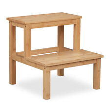 Step stool bamboo for sale  Shipping to Ireland