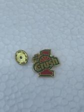 Crush Orange Soda #1 Vintage Lapel Pin Advertisement Collectible for sale  Shipping to South Africa