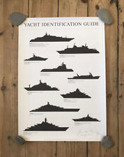 Jeremy Deller Print/Poster Signed by Artist Yacht Identification Guide for sale  EPSOM