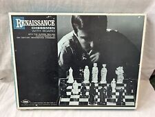 Juego de ajedrez vintage Renaissance Lowe conjunto completo de 32 piezas con juego de tablero 831 segunda mano  Embacar hacia Argentina