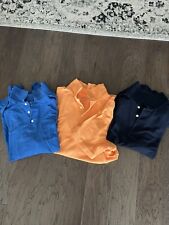 Camisa de golfe, polo Croft & Borrow Signature, pacote com 3 masculina, GG (azul, laranja, azul marinho) comprar usado  Enviando para Brazil