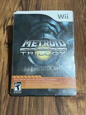 Metroid Prime Trilogy STEELBOOK (Nintendo Wii) Ótimo Disco Completo, usado comprar usado  Enviando para Brazil