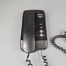 Teléfono Sony 2 Líneas IT-M10 con cable línea fija negro pared o mesa retro años 90 segunda mano  Embacar hacia Argentina