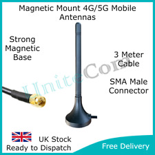4G/5G Magnetic Mount Antenna Broadband Router Booster SMA Huawei B315 B715 B535 for sale  Shipping to South Africa