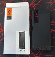 Used, Spigen Rugged Armor Case for Sony Xperia 5 III - Matte Black for sale  Shipping to South Africa