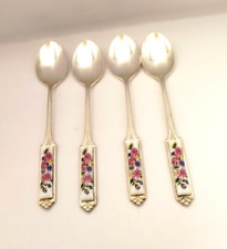 Good Match - Royal Albert "Lady Carlyle" or "Moss Rose"   Set of 4 x Tea Spoons for sale  Shipping to South Africa