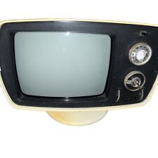 Vintage Cream  1970s PHILCO Ford ATOMIC TV Television SPACE AGE Tested MCM B370 for sale  Shipping to South Africa