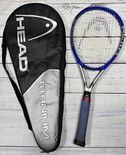 Head Ti.S1 Supreme Titanium Tennis Racket 4 1/2" Grip Oversize Blue With Case for sale  Shipping to South Africa