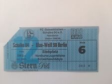 Ticket schalke blau gebraucht kaufen  Wuppertal