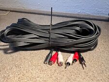 Cable de extensión de audio rojo-blanco y estéreo de 3,5 mm RCA de 50 pies segunda mano  Embacar hacia Mexico