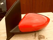 VW POLO N/S  DOOR MIRROR FROM A 2013 CAR IN RED (PASSINGER SIDE), used for sale  Shipping to South Africa