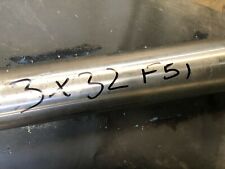  stainless steel bar 3 " dia x 32  inches long marine grade F51 for sale  Shipping to South Africa