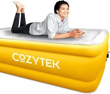 Cozytek Premium Blow up Inflatable Double Air Bed Mattress with Built in Pump, used for sale  Shipping to South Africa