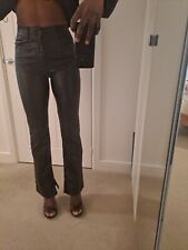 zara faux leather trousers for sale  NORWICH