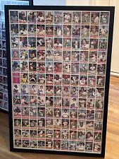 1976  Topps O -Pee-Chee Baseball 132 Card Uncut Sheet Framed RUTH GEHRIG AARON for sale  Brooklyn