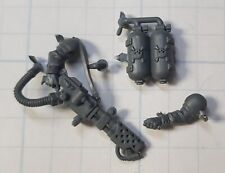 40k Astra Militarum Armory Bits Cadian Shock Troops Flamer w Promethium Tank for sale  Shipping to South Africa