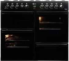 FLAVEL MLN10FRK 100cm Dual Fuel Range Cooker - Black for sale  Shipping to South Africa