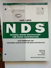 Especificação Nacional de Design (NDS) para Construção em Madeira-ASD/LRFD 2005: Com… comprar usado  Enviando para Brazil