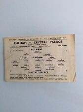 Fulham crystal palace for sale  WARRINGTON
