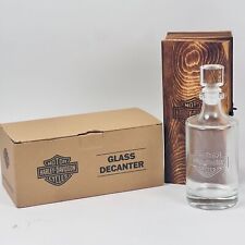 Used, Harley Davidson Limited Edition Glass Whiskey Decanter in Wooden Box for sale  Shipping to South Africa