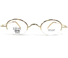 Armações de óculos Jean Lafont L694 39 1057 ouro redondo 22KT folheado a ouro 37-25-135 comprar usado  Enviando para Brazil