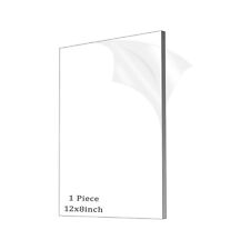 Folha de acrílico transparente caixa aberta plexiglass, 1/4" de espessura (6mm) folha de vidro acrílico. comprar usado  Enviando para Brazil