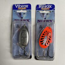 Blue Fox Vibrax Spinners Tamanho #6 Super 5/8 oz Lote de 2 comprar usado  Enviando para Brazil