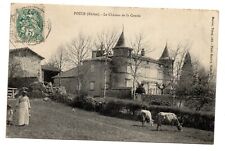 Cpa poule château d'occasion  Saint-Pons-de-Thomières