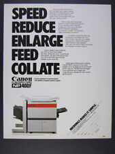 Canon NP-400F 1981 copiadora fotocopiadora anuncio impreso vintage  segunda mano  Embacar hacia Mexico