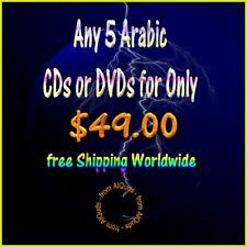 FRETE GRÁTIS!! Melhor oferta de todos os tempos 5 CDs ou DVDs árabes de sua escolha por US$ 49,00! comprar usado  Enviando para Brazil