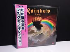 RAINBOW "Rising"Lp Japão-Obi-Japonês NM-Vinil Blackmore's Purple Rock Dio Sage  comprar usado  Enviando para Brazil