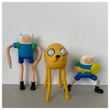 Lote de 3 piezas de juguete de McDonalds Happy Meal Red de dibujos animados Hora de aventuras Finn y Jake segunda mano  Embacar hacia Argentina