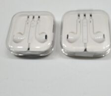 LOT of 2 Original Apple iPhone EarPods 3.5mm Headset Earbuds Earphones NEW  for sale  Shipping to South Africa