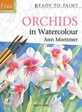 Orchids watercolour ann for sale  UK