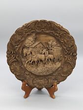 carved detailed plate wood for sale  Newton