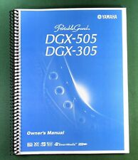 Manual de instruções Yamaha DGX-505 DGX 305: 112 páginas e capas protetoras! comprar usado  Enviando para Brazil