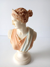 Vintage Artemis Alabaster Sculpture Bust Diana Ancient Greek, used for sale  Shipping to South Africa