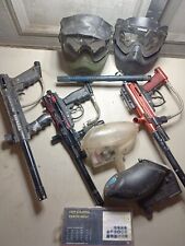 Paintball Lot Mask, Markers, Hoppers Etc V Force Tippmann, Spyder, used for sale  Shipping to South Africa