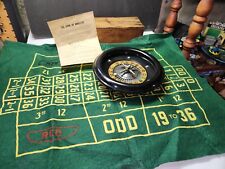 VINTAGE BAKELITE ROTTGAMES ROULETTE WHEEL WITH FELT AND INSTRUCTIONS for sale  Shipping to South Africa