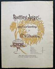 Partitura de piano sincopado SHUFFLING JASPER Rag TIM Two-Step 1899 comprar usado  Enviando para Brazil