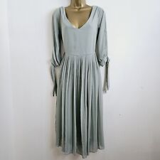 NEW EVANS Plus Size 14-28 Green Chiffon Pleated Occasion Wedding Midi Dress for sale  Shipping to South Africa