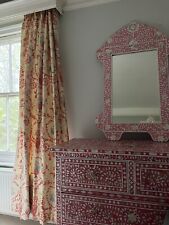 LUXURY COUNTRY BESPOKE DESIGNER VICTORIAN INTERLINED THERMAL INSULATING CURTAINS for sale  Shipping to South Africa