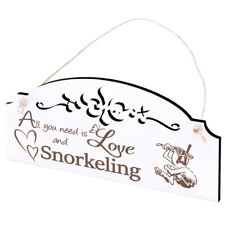 Sign snorkeling decoration for sale  Shipping to United Kingdom