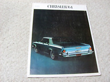 1964 chrysler owners book for sale  Indianapolis